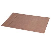 Rhodia Sous-main 194481C Bois de rose 60 x 40 cm Simili cuir haut de gamme - Piqûres sellier orange