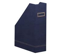 Porte-revues simili cuir italien Rhodia Rhodiarama Bleu 10x25x31 cm