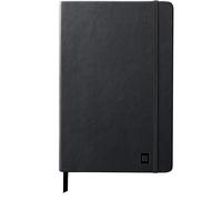 Rhodia 194733C - Agenda 2026 rembordé rigide A5 grille horizontale, 160 pages papier ivoire 90 g avec élastique NOIR