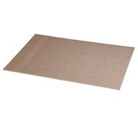 Rhodia Sous-main 318804C rigide taupe 60 x 40 cm simili cuir piqûres orange