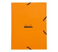 Rhodia chemise à élastiques 3 rabats 24x32 cm - Orange