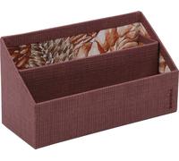 Rhodia Porte-lettres 25x10x14 cm Similicuir - Amarant 120037C
