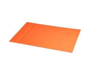 Rhodiarama sous-main rigide simili cuir italien 60x40 cm - Tangerine