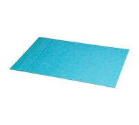 Rhodiarama sous-main rigide simili cuir italien 60x40 cm - Turquoise