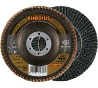 Rhodius 205497 LGZ F Disque segmenté Grain 40 acier inoxydable, acier 10 pc(s)