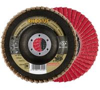 Rhodius 208743 JUMBO SPEED Disque segmenté Diamètre 115 mm Ø de perçage 22.23 mm Grain 40 acier inoxydable
