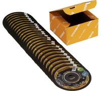 Rhodius 211294 Jeu de disque à tronçonner 125 mm 25 pc(s) acier inoxydable, acier