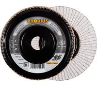 Rhodius 211315 LGA ALU PACK Disque segmenté Diamètre 125 mm Ø de perçage 22.23 mm Grain 60 5 pc(s)