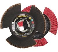 Rhodius 211401 VISION SPEED X-LOCK Disque segmenté Grain 40 acier inoxydable, acier, Métaux non ferreux 10 pc(s)