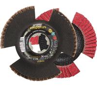 Rhodius 211401 VISION SPEED X-LOCK Flap disc Stainless steel, Steel, Non-ferrous metal 10 pc(s)
