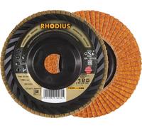 Rhodius 211411 JUMBO LONGLIFE TRIM Disque segmenté Grain 60 acier inoxydable, acier 10 pc(s)