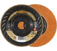 Rhodius 211412 JUMBO LONGLIFE TRIM Disque segmenté Grain 80 acier inoxydable, acier 10 pc(s)