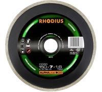 Rhodius 303197 Disque à tronçonner diamanté 150 mm 1 pc(s) Carrelage, Céramique