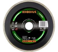Rhodius 303197 Disque à tronçonner diamanté 150 mm 1 pc(s) Carrelage, Céramique