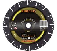 Rhodius 303390 DG210 ALLCUT Disque à tronçonner diamanté Diamètre 180 mm Ø de perçage 22.23 mm 1 pc(s)