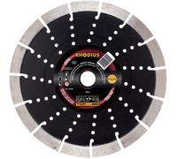 RHODIUS Disque à tronçonner diamanté LD410 SPEED – 125 mm, Ø 22,23 mm, Pierre naturelle – 1 pc