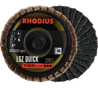Rhodius 303931 LSZ QUICK Disque segmenté Grain 60 acier inoxydable, acier, Métaux non ferreux 10 pc(s)