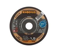 Rhodius XT10 206165 Cutting disc (straight) 125 mm 1 pc(s) Stainless steel, Steel