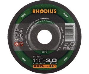 Rhodius FT44 201750 Jeu de disque à tronçonner 25 pc(s) Pierre, Métaux non ferreux