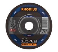 RHODIUS Disque à tronçonner XT77 125 x 1,0 mm droit – 1 pièce