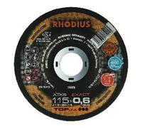 RHODIUS Disque à tronçonner XTK6 EXACT 125 x 0,6 mm incurvé Quantité 1