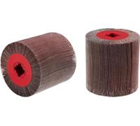 RHODIUS Rouleaux acier inoxydable/acier/bois LW 100 x 100 x 19,00 mm 1 pièce