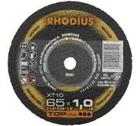 Rhodius XT10 MINI 206803 Disque à tronçonner 75 mm acier inoxydable, acier