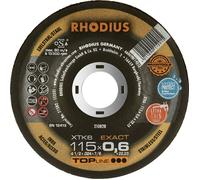 Rhodius XTK6 EXACT BOX 211301 Disque à tronçonner à moyeu déporté 115 mm 10 pc(s) acier inoxydable, acier