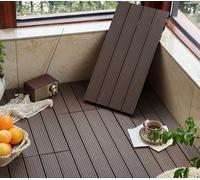 RHP 12 x Premium WPC Carreaux de terrasse 30x60 cm - Facile à poser, imperméable, résistant à la corrosion, pour un aménagement extérieur stylé et durable 25 - 17