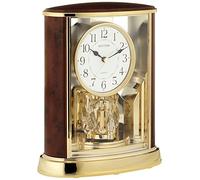RHYTHM 7724-20 Horloge analogique Doré/Marron, doré/Marron, Classique