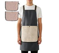 Riaisttd Tablier de Barbecue pour Hommes Bavette Imperméable à l'Eau