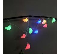 Riaxuebiy 1.65 M 10 LED chambre d'enfants mignon animal veilleuses,Chat guirlande lumineuse pour vacances arbre lumières décoratives fête cour jardin enfants salon décor (Chat)