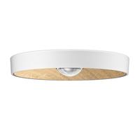 Ribag Kivo 270 Plafonnier Deckenleuchte, blanc, réflecteur bois de chêne