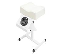 RibasuBB Chaise de pédicure avec hauteur réglable, base stable en forme de | Base en forme de H pour une résistance antidérapante - Aspiration de poussière 22 W - Hauteur réglable de 45 à 65 cm