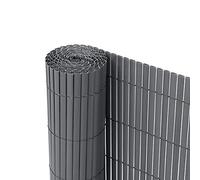 Ribelli Écran de confidentialité en PVC, Pare-Brise, Protection pour Balcon, Couleur:Anthracite, Longueur :4 mètres, Altitude:120 cm