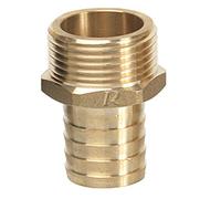 Raccord laiton droit cannelé - PROVENCE OUTILLAGE - Ø 25 mm - Facile à installer - Arrosage de jardin