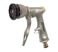 Ribiland 07363 - Pistolet d'Arrosage Multifonction - En Laiton - 8 Types de Jets - Beige