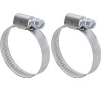 Ribiland 07368 - Collier de Serrage - en INOX Argenté - 12 à 20 mm - 2 Pièces (Lot de 2)