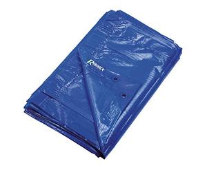 Ribiland 6402 - Bâche indéchirable - 4 x 5 m - 90 g/m2 - Bleu