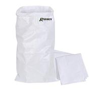 Ribiland - Lot de 5 Sacs pour débris Blanc 60 x 90 cm