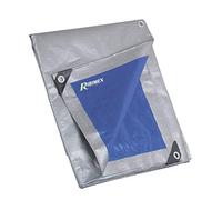 Ribimex Bâche imperméable pour extérieur Pro 6 x 10 m en polyéthylène avec œillets en Aluminium, Coins et Bords renforcés, 250 g/m², idéale pour Une Utilisation prolongée et Une Protection Contre Les