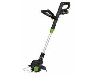 RIBIMEX Coupe-Bordure à Lames à Batterie, Noir et Vert, 20V, Diamètre de Coupe 260 mm, Manche Télescopique 86-116 cm