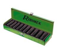 Coffret de 10 douilles longues 1/2 - RIBIMEX - PRCCDC10LG