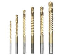 Karx 07079 Lot de 6 Forets multifonction en Acier HSS