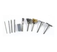 Ribimex Lot mini brosses pour perceuse - 10 pièces
