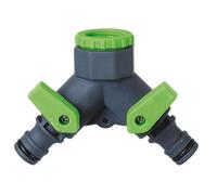 Ribiland - Nez de robinet deux voies fil. F 1/2" et 3/4" - PRA/RB.1202 - Ribiland