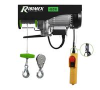 RIBIMEX PE100/200PT Palan électrique 100/200 kg, 480 W, câble 12 m