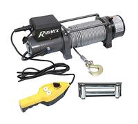 Ribimex PE12V9000 Treuil électrique à fixer 12 V, capacité 4000 kg, corde 29 m