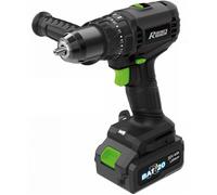 Ribimex Perceuse-visseuse à percussion R-BAT20 20 v avec batteries 2amp et 4amp