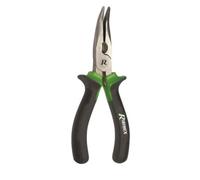 Ribimex Pince à becs demi-ronds PR2PBLC161SU pliée 160 mm Chrome vanadium